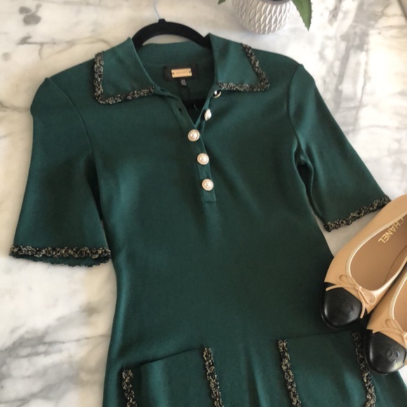 Alexia Admor Piper Dress in Emerald - Picture 2 of 10